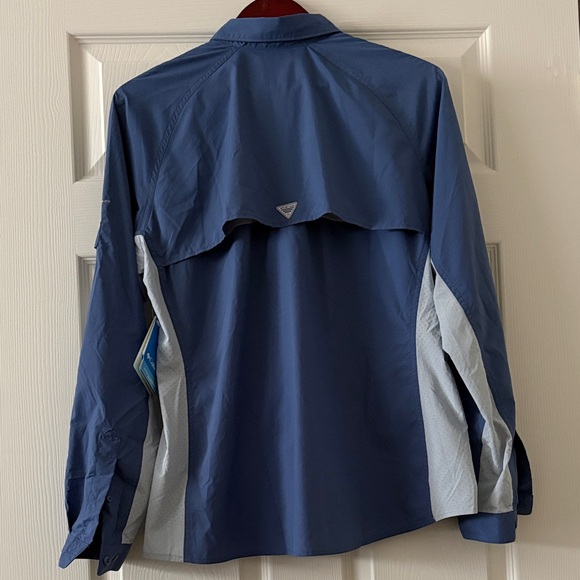 Columbia PFG Vented Ultimate Catch ZERO Hybrid Shirt Womens Sz XL - Picture 2 of 7